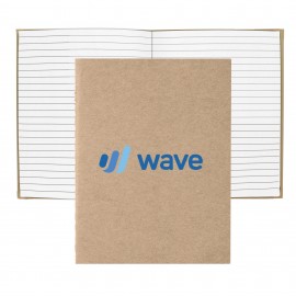 Logo Branded Kraft Journal (8" x 10")