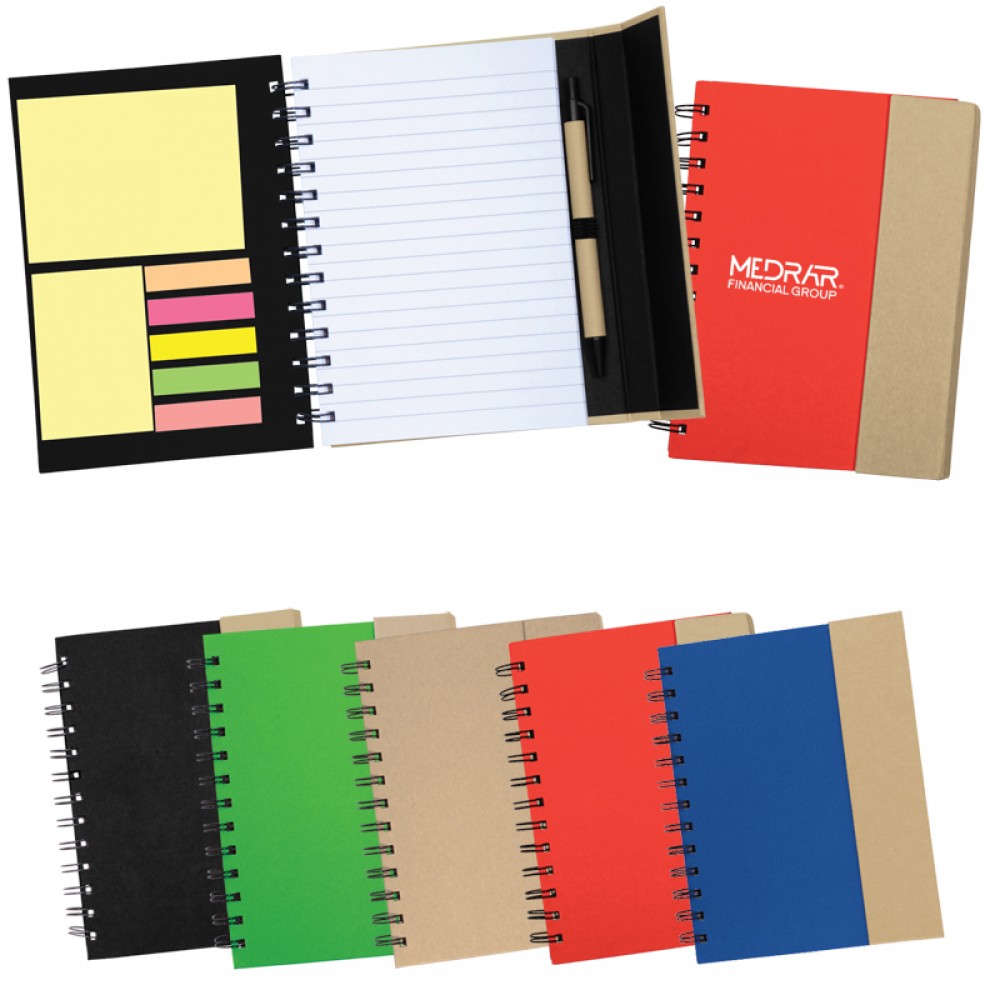 Recycled Magnetic Journalbook with Logo