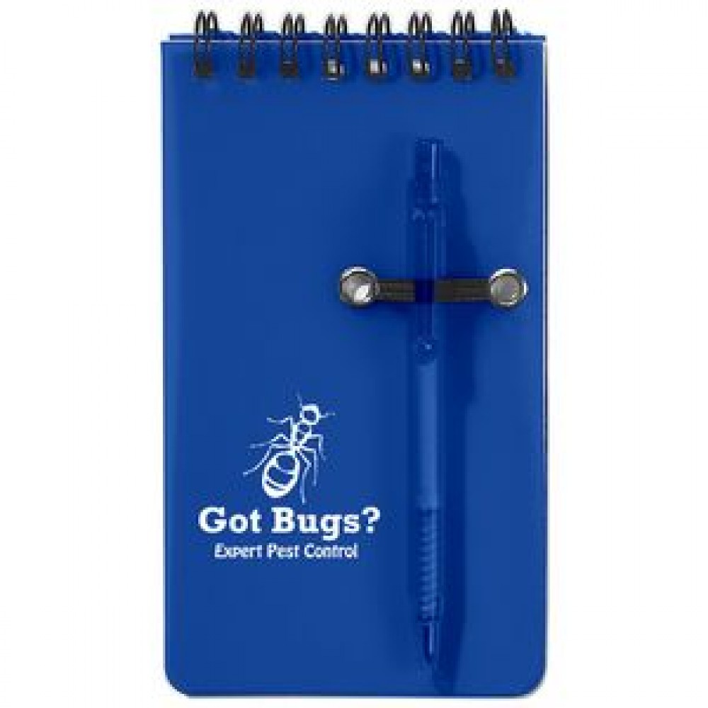 Spiral Jotter & Pen with Logo