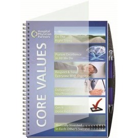 Logo Branded Gallery Journals w/50 Sheets & Pen (8"x11")  Logo Branded Gallery Journals w/50 Sheets & Pen (8"x11")