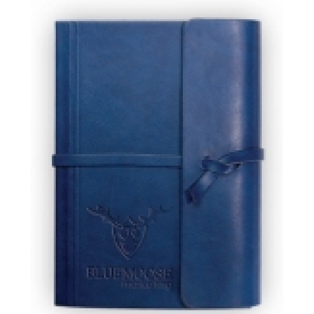 Custom Imprinted RusticWraps Medium Milano, LeRoy or Rustic Leather Journal (5.5"x8.5") Custom Imprinted RusticWraps Medium Milano, LeRoy or Rustic Leather Journal (5.5"x8.5")