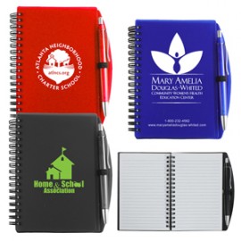 Promotional "Carmel" Jotter Notepad Notebook w/Pen