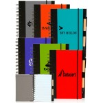 5" x 7" Eco Friendly Spiral Notebook and Pen with Logo