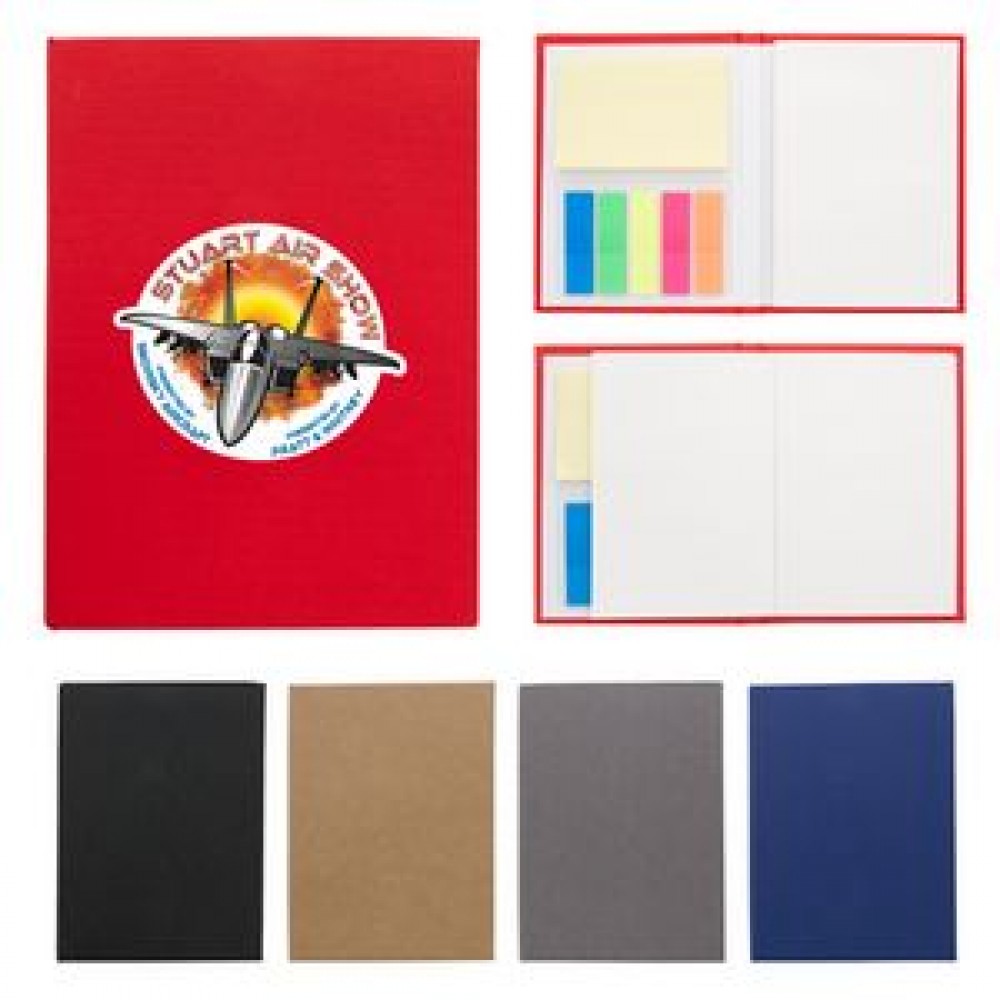 Personalized Jotter With Sticky Notes And Flags