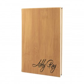 5" x 8" Bamboo Leatherette Journal with Logo  5" x 8" Bamboo Leatherette Journal with Logo