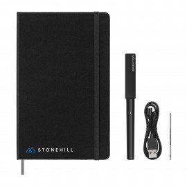 Moleskine Smart Writing Set - Ruled Large - Black with Logo