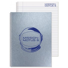 Personalized Metallic Composition Notebook (8 3/16"x10 7/8")  Personalized Metallic Composition Notebook (8 3/16"x10 7/8")