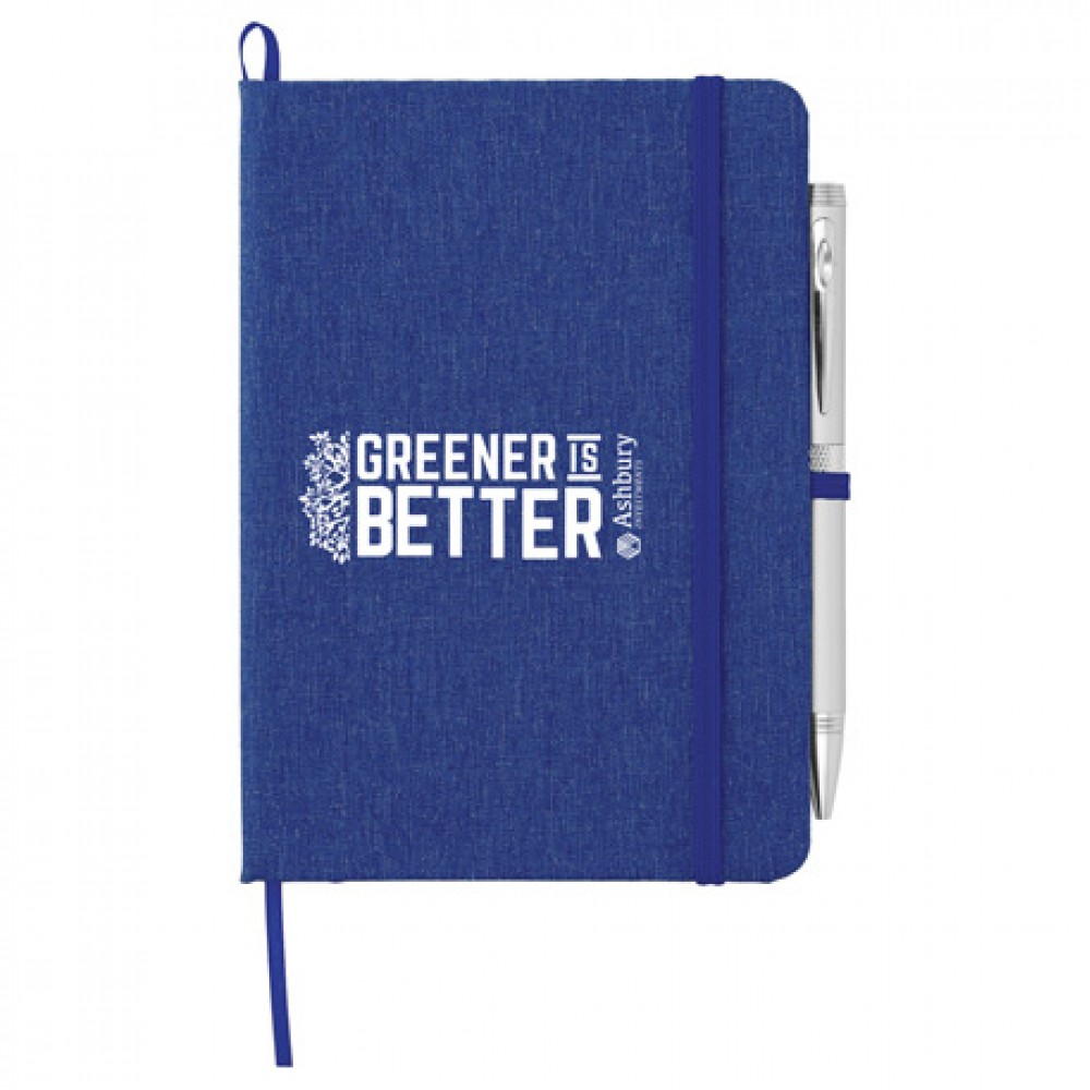 Promotional 5" x 7" FSC Mix Recycled Cotton Bound Notebook