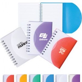 Small Spiral Curve Notebook with Logo  Small Spiral Curve Notebook with Logo