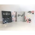 Hard Cover Wire Bound Journal & Notebook (8.5"x11") Branded