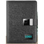 Personalized Fingerprint Lock Diary with Power Bank $ USB Drive