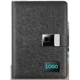 Personalized Fingerprint Lock Diary with Power Bank $ USB Drive  Personalized Fingerprint Lock Diary with Power Bank $ USB Drive