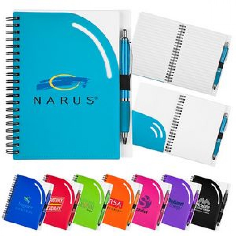 Curvy Top Notebook Set Branded Curvy Top Notebook Set Branded