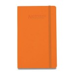 Moleskine Hard Cover Ruled Large Notebook - True Orange with Logo