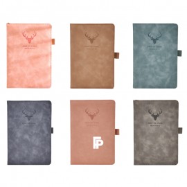 Logo Printed A5 PU Leather Cover Notebook /Business Folder A5 Notebook