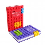 Refillable Block Puzzle Silicone Notebook with Logo