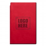 Comfortable Touch Soft-Cover Travel Journal w/ Penholder Custom Imprinted