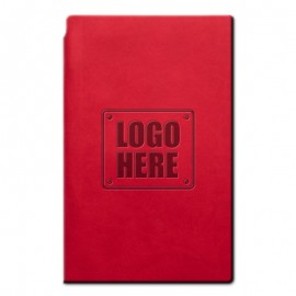 Comfortable Touch Soft-Cover Travel Journal w/Penholder with Logo  Comfortable Touch Soft-Cover Travel Journal w/Penholder with Logo