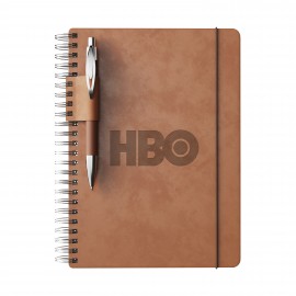Preston Spiral Journal Pen Combo with Logo