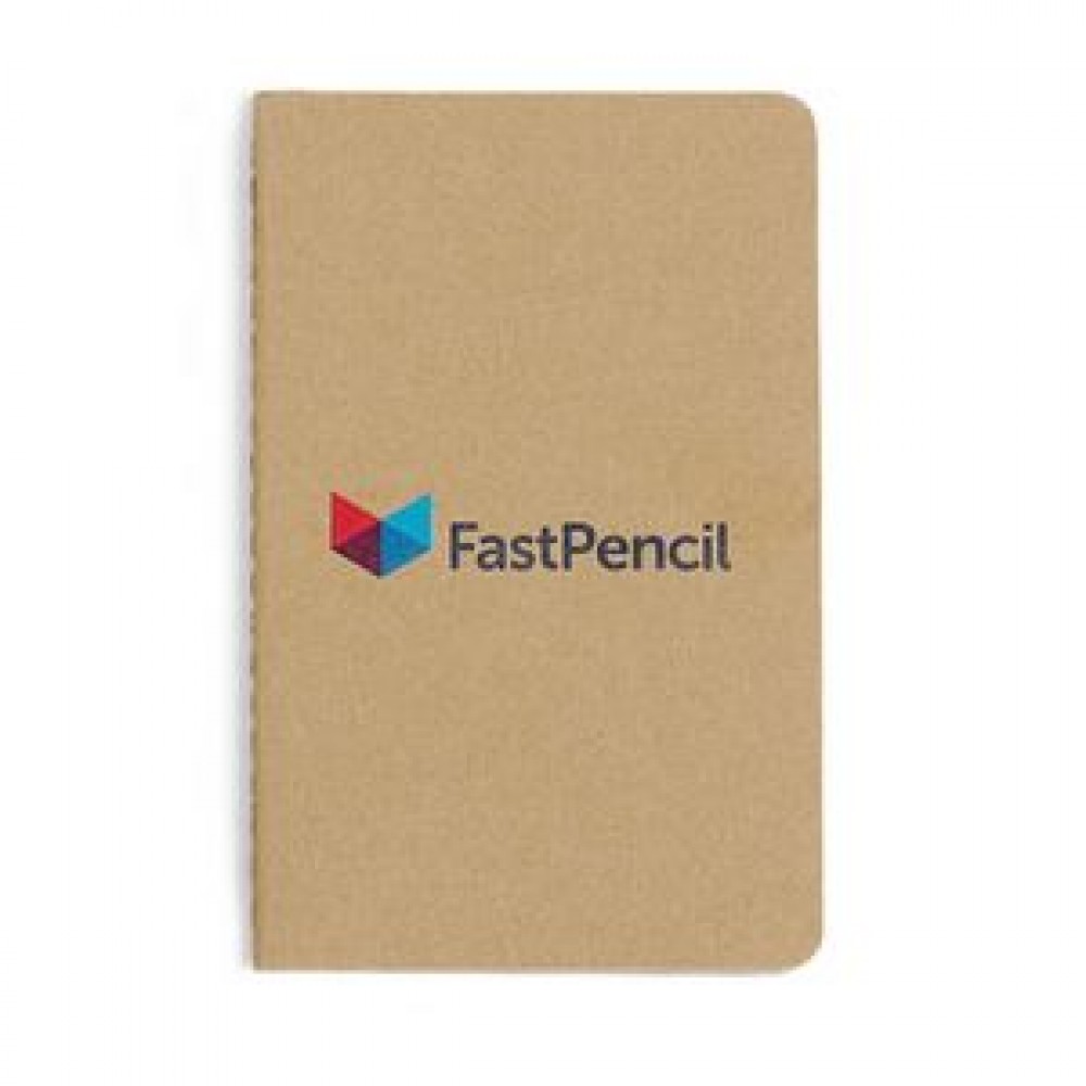 Moleskine Cahier Plain Pocket Journal - Kraft Logo Printed Moleskine Cahier Plain Pocket Journal - Kraft Logo Printed