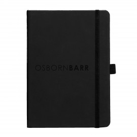 Logo Branded Presidential Journal in Black