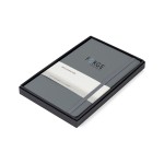 Logo Branded Moleskine Large Notebook Gift Set - Slate Grey