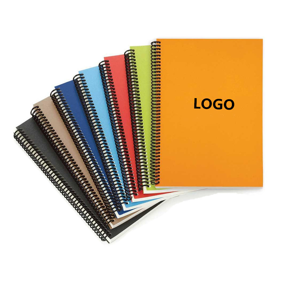 Logo Printed Spiral Bound Writing Journal Notebook Logo Printed Spiral Bound Writing Journal Notebook