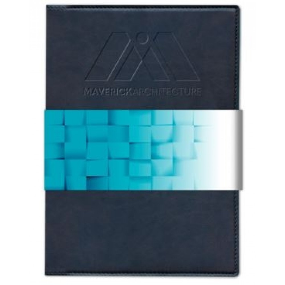 Customized Large Refillable Dovana Journal W/ GraphicWrap (7"x10")