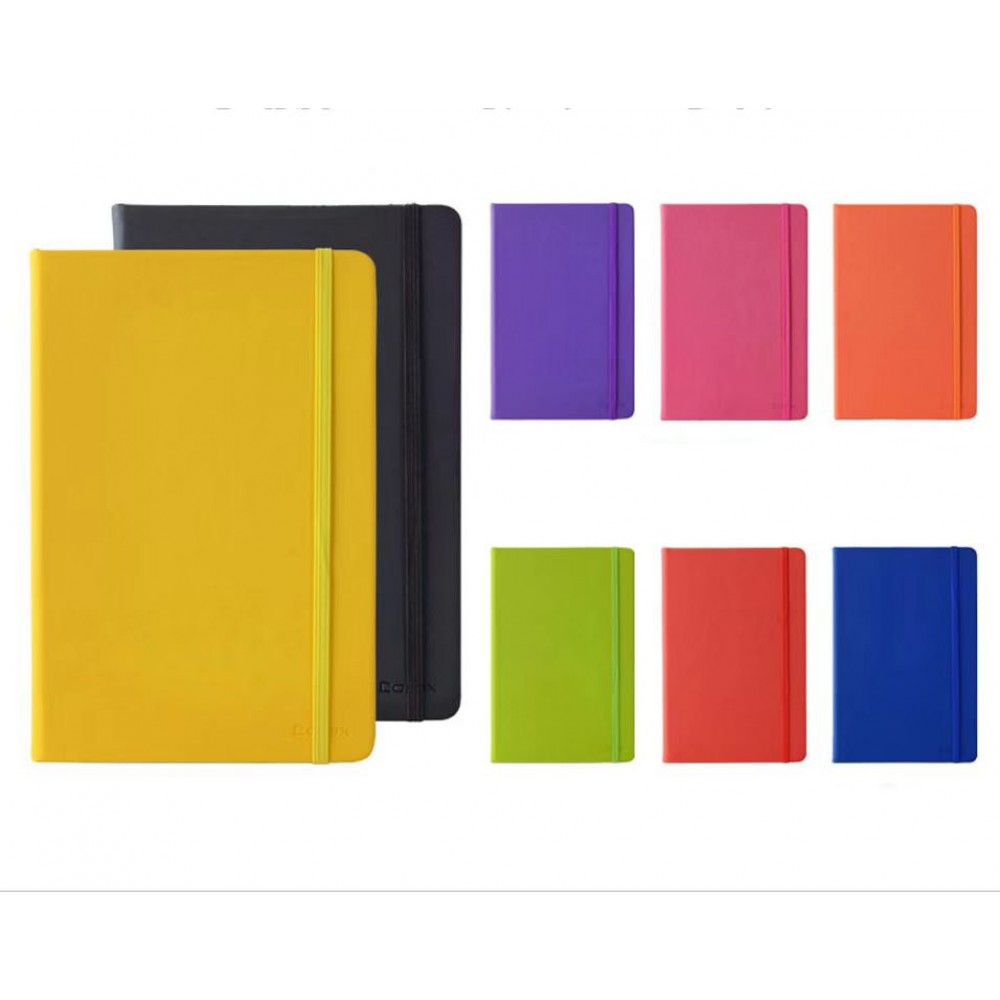 A5 Snap Elastic Closure Journal Notebook with Logo
