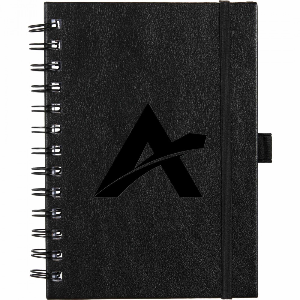 Logo Branded 5" x 7" FSC Recycled Morano Spiral Journal