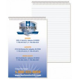 Logo Branded Econo Stenographer Notebook w/4 Color Process (5 3/8"x8")