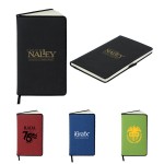 Soft Padded Leatherette Notebook with Logo