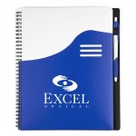 Custom Imprinted Big Wave Large Spiral Notebook Set