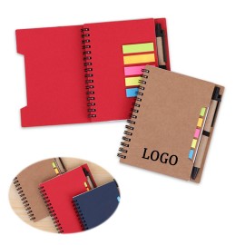 Custom Notebook With Sticky Notes with Logo  Custom Notebook With Sticky Notes with Logo