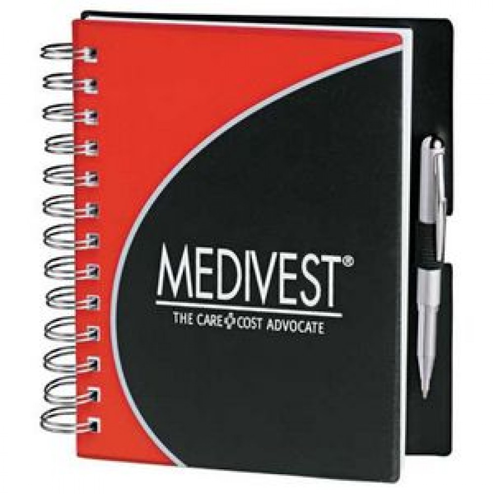 Custom Imprinted 5.5" x 7" Lunar Spiral JournalBook Custom Imprinted 5.5" x 7" Lunar Spiral JournalBook
