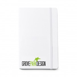 Moleskine Hard Cover Ruled Large Notebook - White with Logo