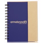 Customized Eco Friendly Spiral Notebook w/Pen (5.25"x7")