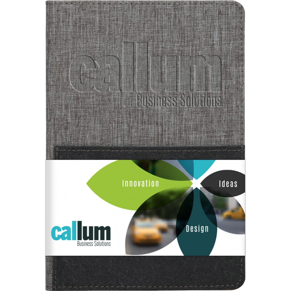 Reclaim Recycled GraphicWrap Journal (5.5"x8") with Logo