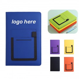 Customized PU Leather Journal Notebook with Pocket  Customized PU Leather Journal Notebook with Pocket