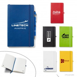 Eco Flex Journal Notebook w/Pen Loop with Logo  Eco Flex Journal Notebook w/Pen Loop with Logo