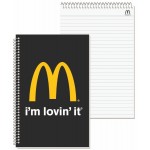 Stenographer Notebook w/1 Color (5 3/8"x8") with Logo