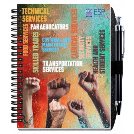 Gloss Cover Journals w/50 Sheets & Pen (5"x7") with Logo  Gloss Cover Journals w/50 Sheets & Pen (5"x7") with Logo