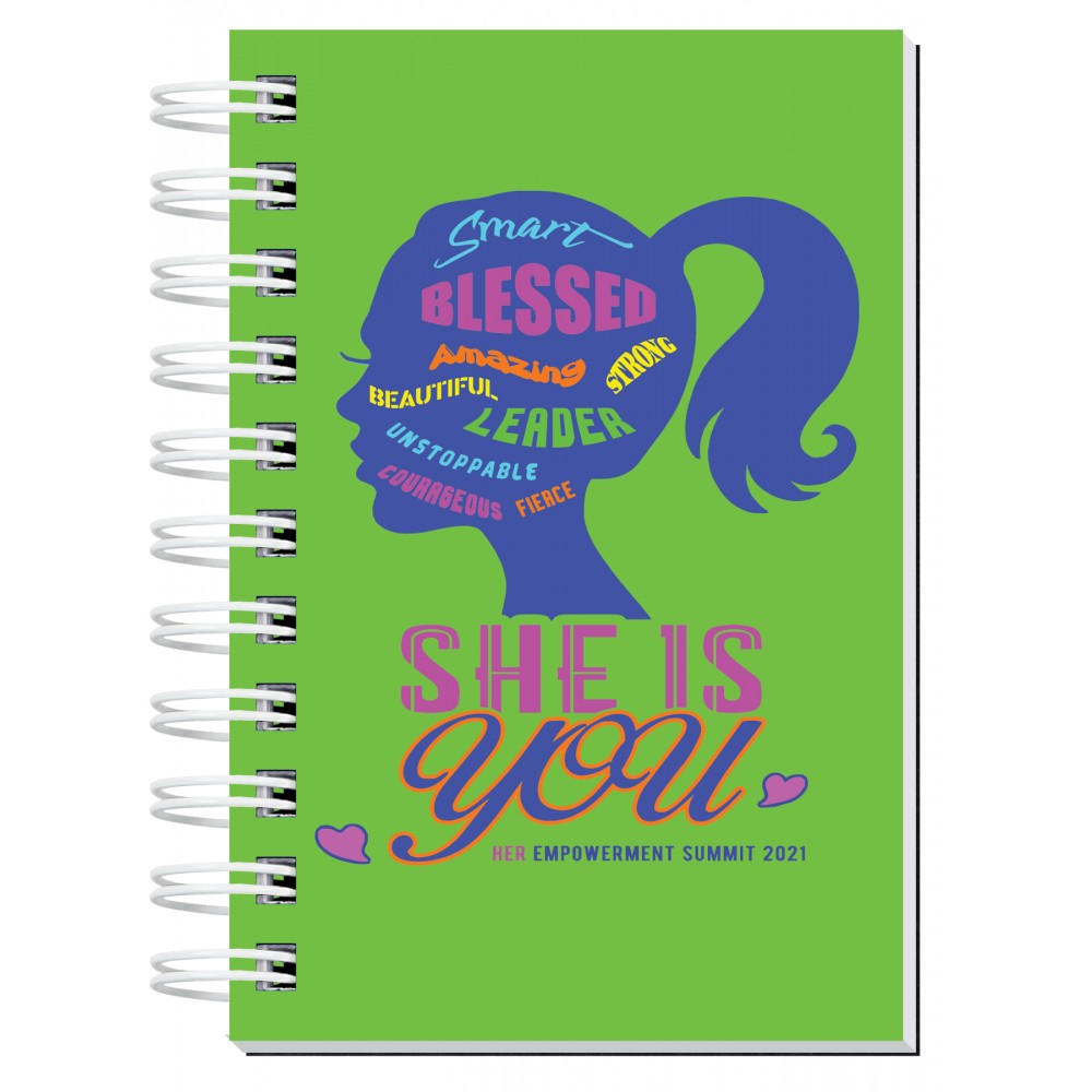 Gloss Cover Journals w/100 Sheets (4"x6") with Logo