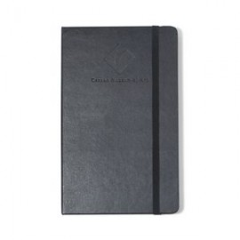 Customized Moleskine Hard Cover Ruled Large Notebook - Black