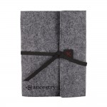 Logo Printed HEMLOCK Recycled Felt Composition Book Cover