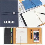 Logo Branded Reusable Cover Smart Business Leather Notebook