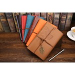 Logo Printed High End Small Leather Journal Notebook