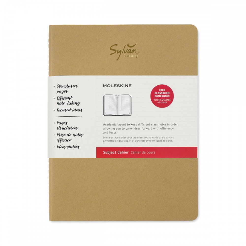 Branded Moleskine Subject Cahier X-Large Journal - Kraft Branded Moleskine Subject Cahier X-Large Journal - Kraft