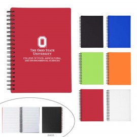 Logo Branded Eco Rubber Spiral Notebook  Logo Branded Eco Rubber Spiral Notebook