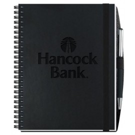 Executive Journals w/50 Sheets & Pen (6"x8") with Logo